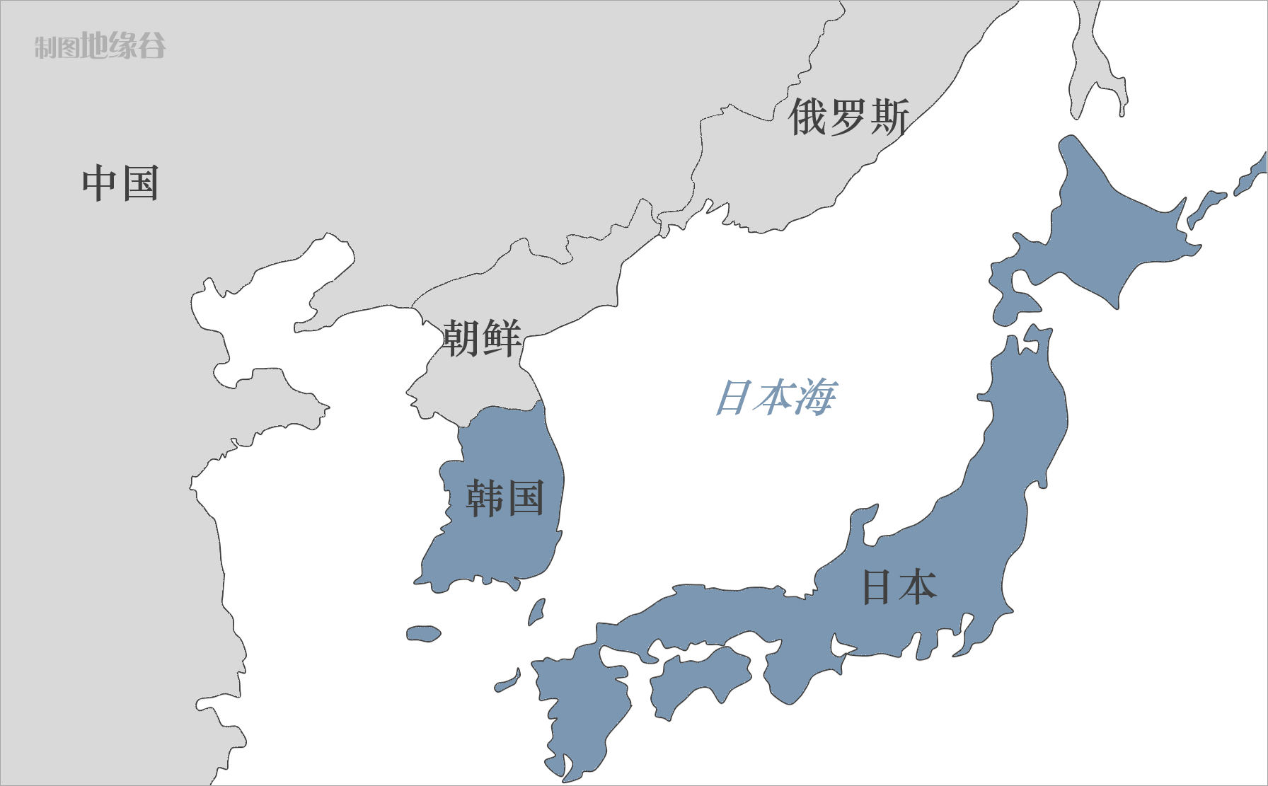 韩国海域地图图片