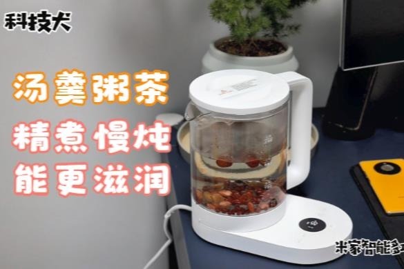 米家智能多功能养生壶开箱体验：汤羹粥茶，精煮慢炖才能更滋润