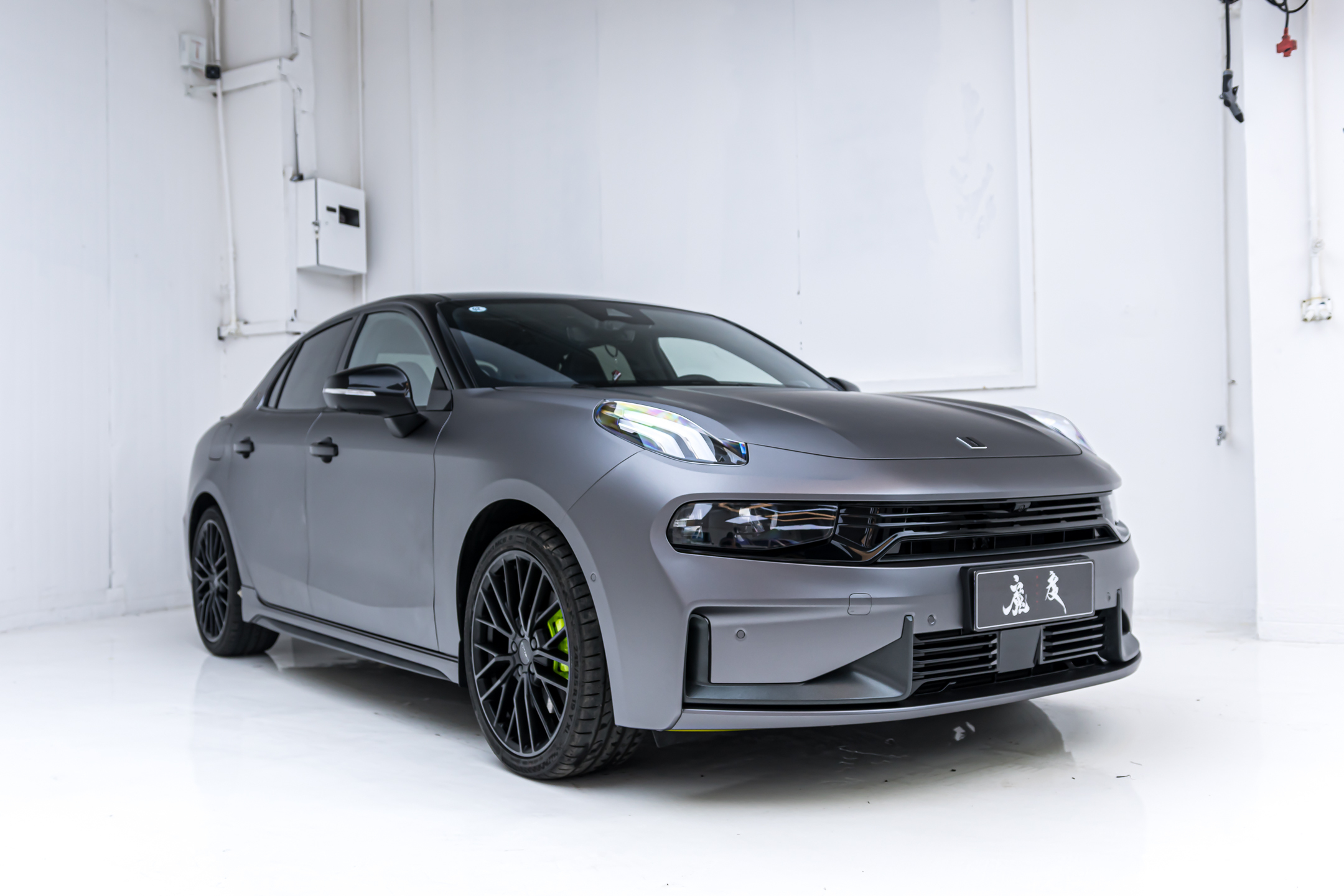 国产神车领克03 金属战斗灰改色-西安魔度再出手