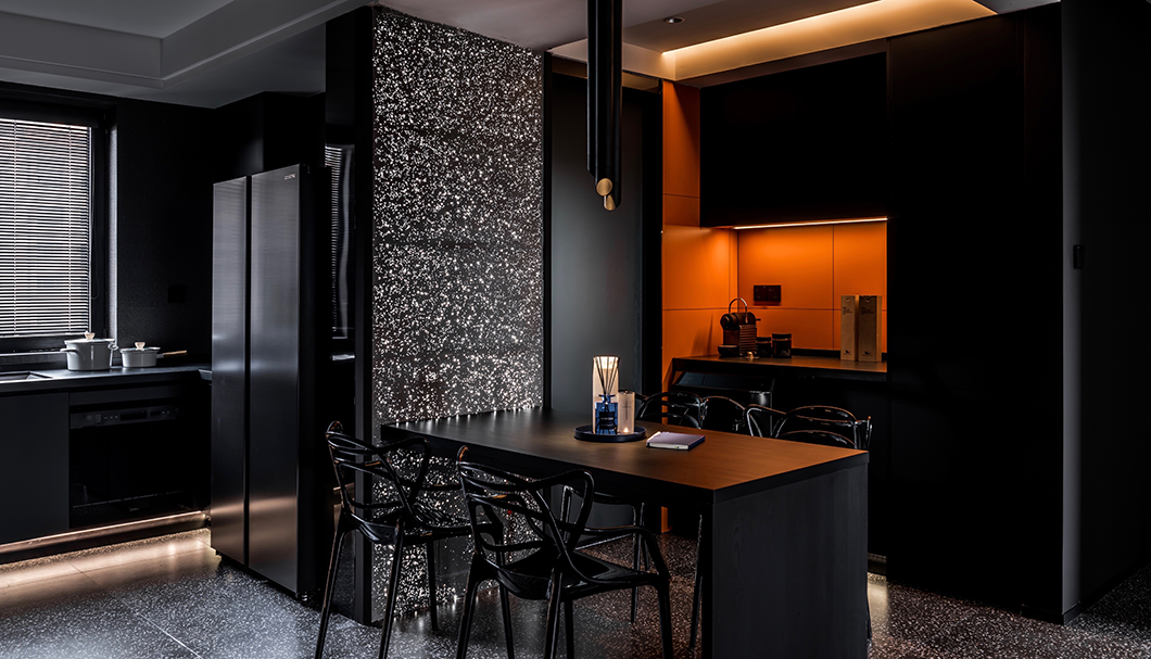 西安室内软装设计师:120㎡简约高级黑,这样设计超有范!