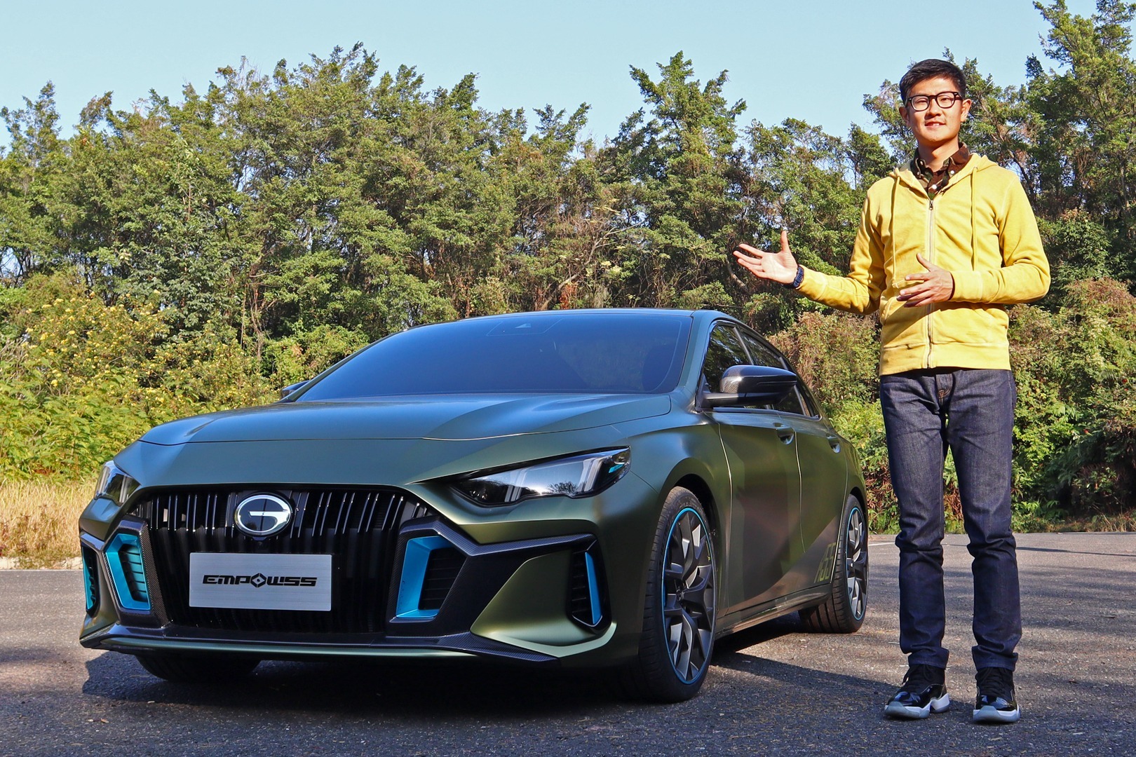 广汽信息量有点大赵璞带你看广汽传祺empow55