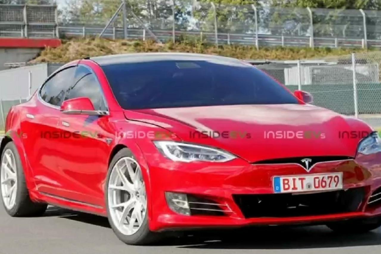【路遥播报站】特斯拉Model S Plaid原型车谍照疑似曝光