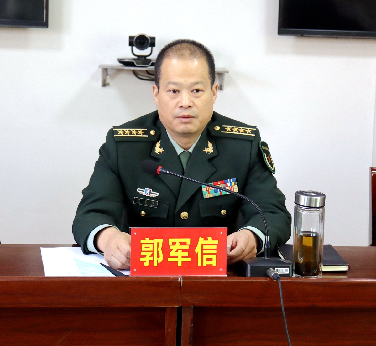 陕西蒲城县人武部召开宣布命令大会__凤凰网