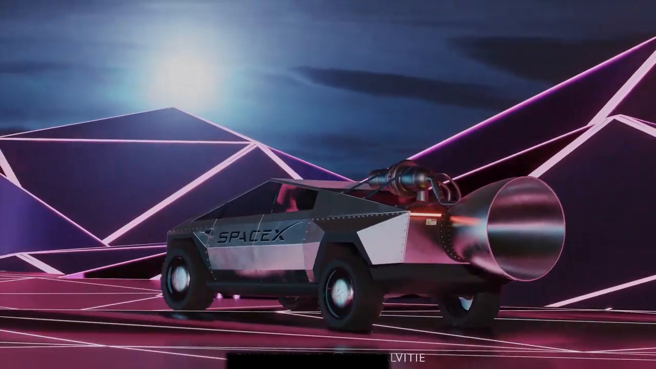 太帅气了这是spacex的特斯拉电动卡车快来一睹风采