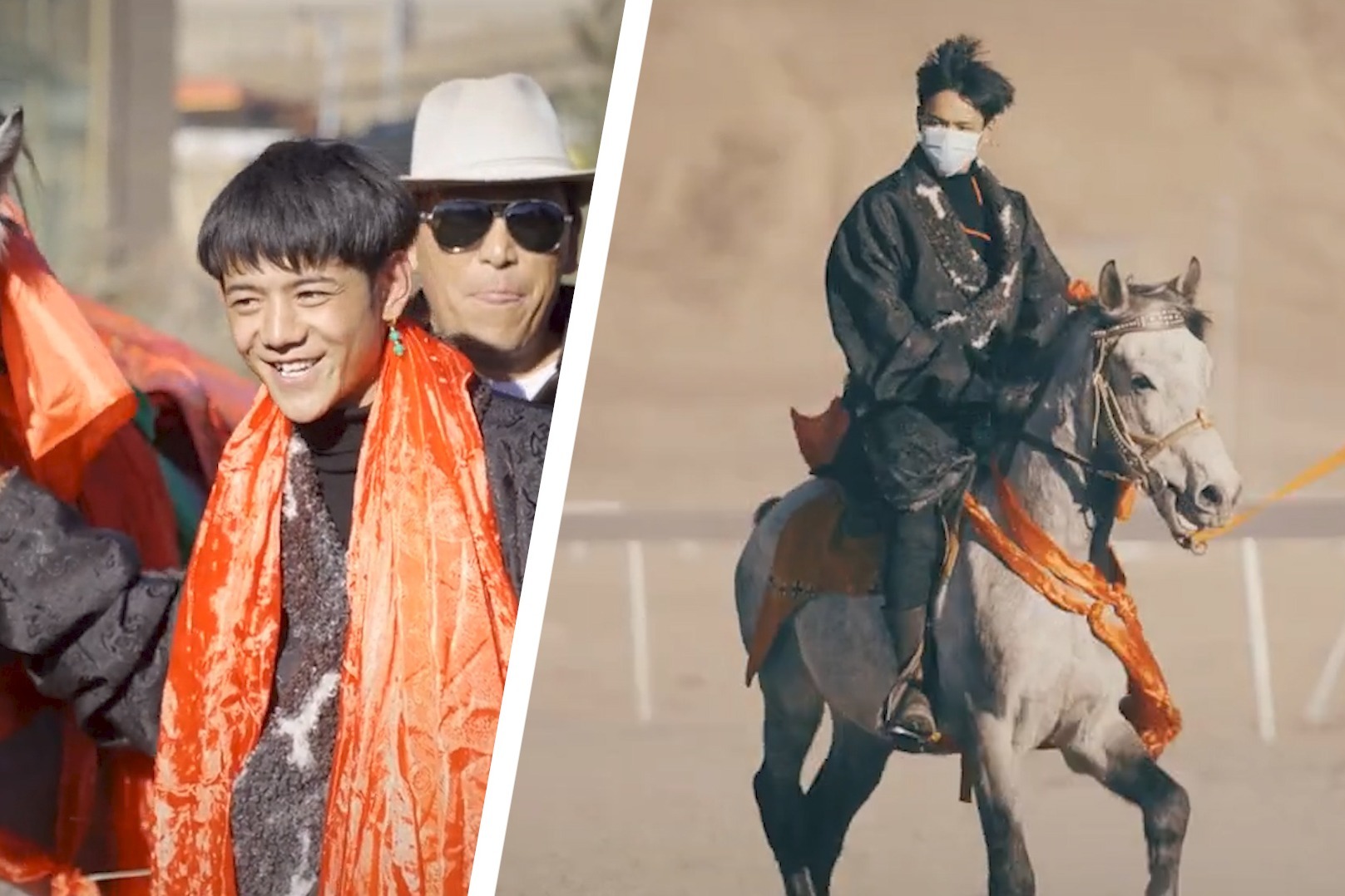 赛马王子丁真首次骑上青龙满脸笑意挡不住驰骋赛马场英姿飒爽