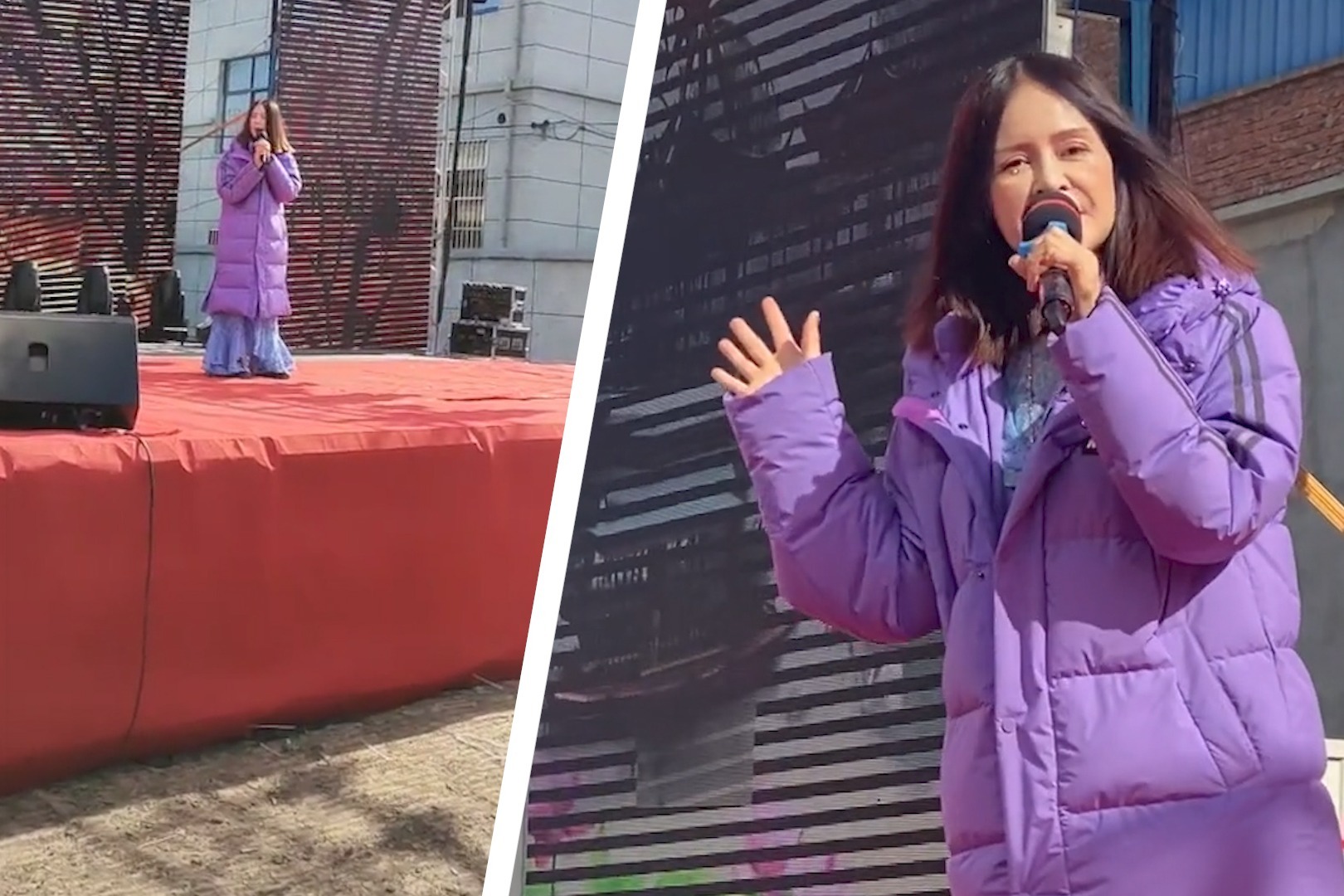 51岁高胜美在农村商演，再唱成名曲《千年等一回》