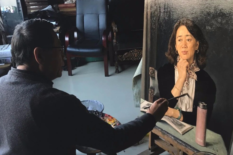 翕兮艺术家杨飞云写生见性纪录片妻子芃芃评杨飞云二