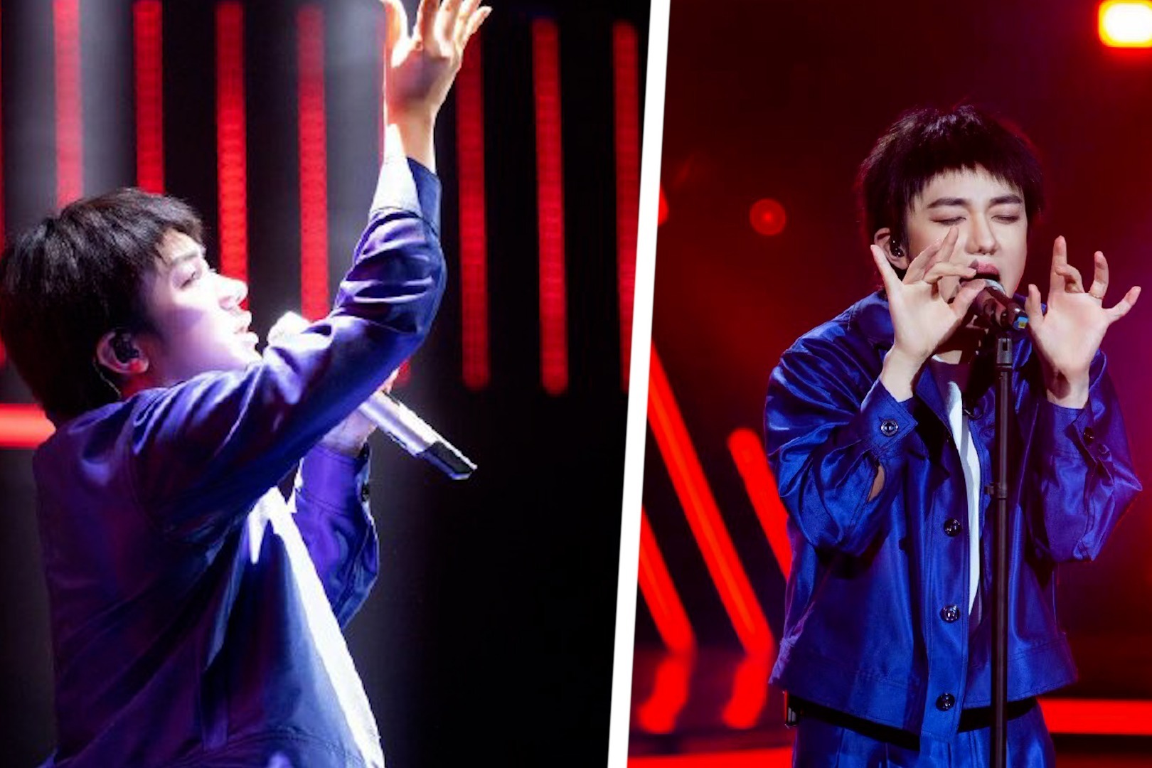 王祖蓝模仿华晨宇表演兰花指拿捏到位神态动作如复制粘贴