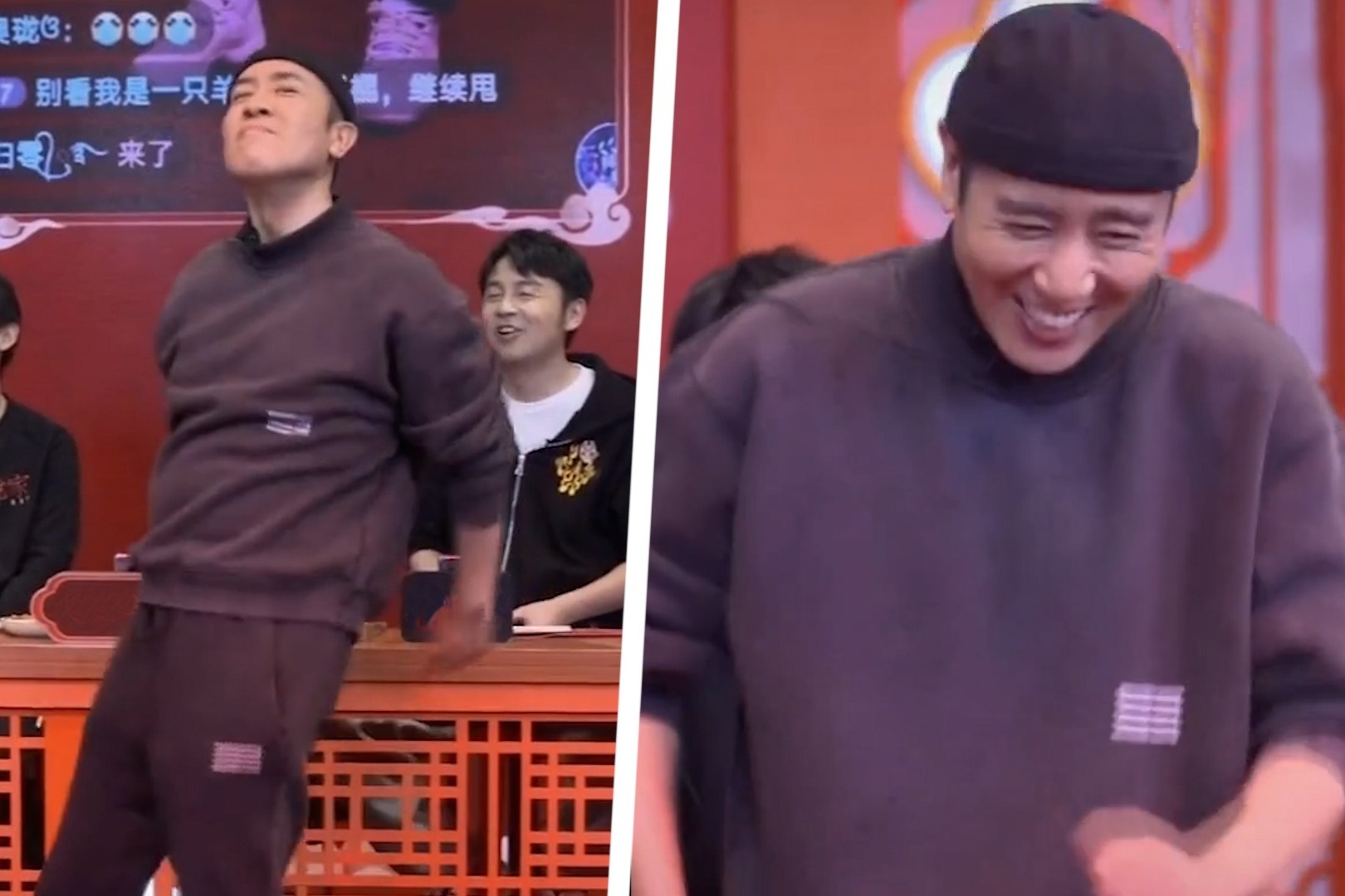 于和伟直播跳女团舞像喝醉,舞姿依旧妖娆略带僵硬