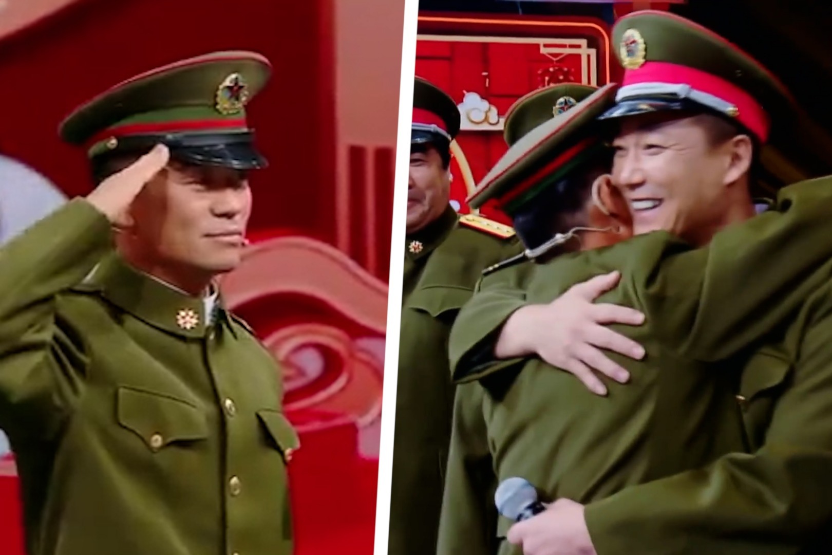 士兵突击剧组重聚王宝强和兄弟们挨个拥抱重温经典台词