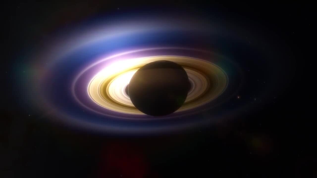 完美的太空这是土星很牛的样子