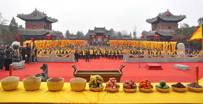 伏羲,女媧如何造人?河南淮陽太昊陵看公祭