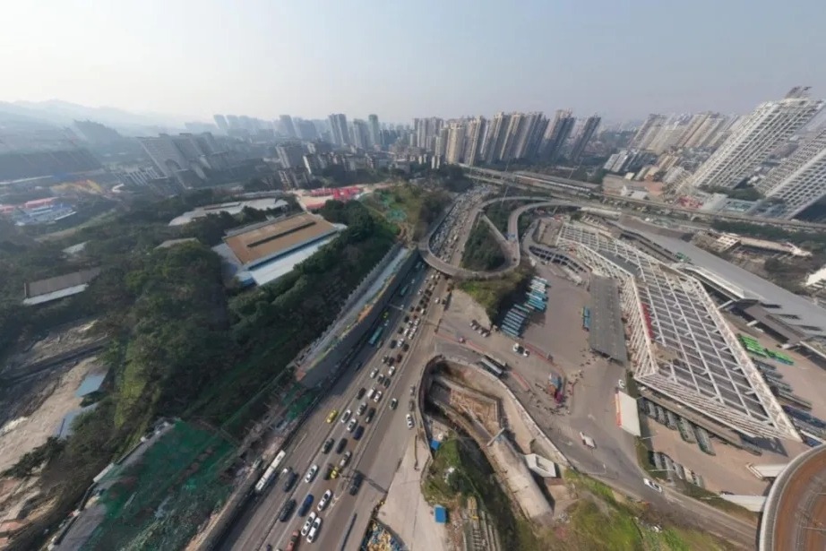 视频丨便捷交通再给力 重庆江南立交改造工程进展迅速
