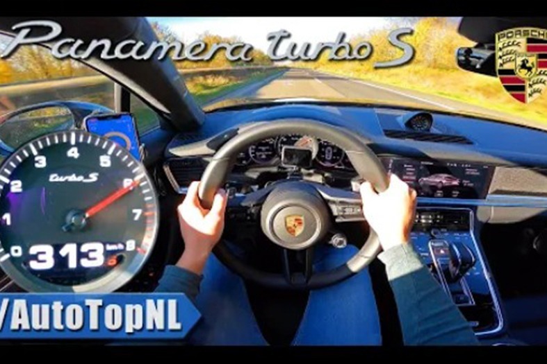 【云试驾】2021款保时捷Panamera TURBO S极速测试  第一人称POV