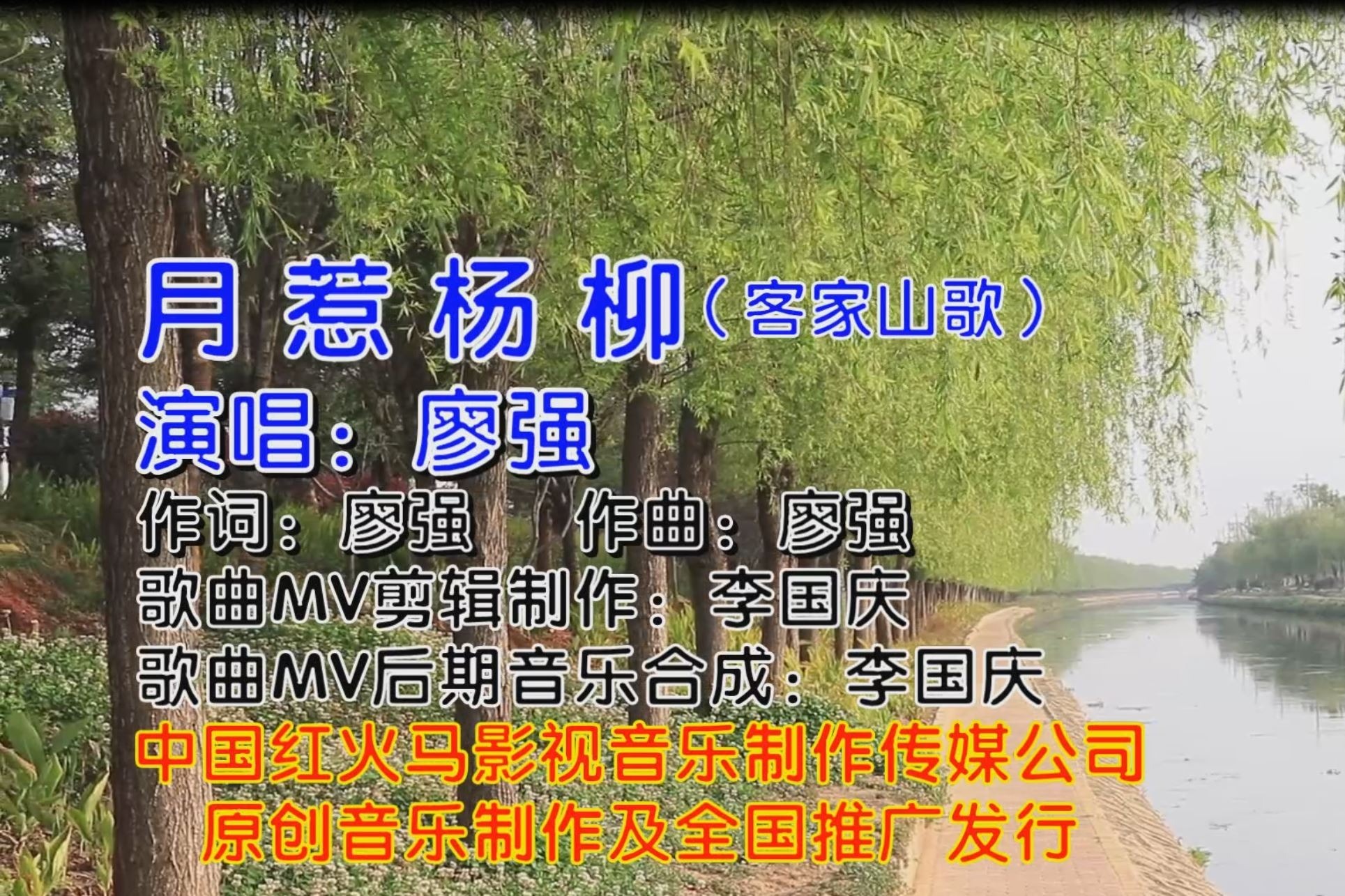 月惹杨柳客家山歌ktv版广东著名客家歌手廖强演唱