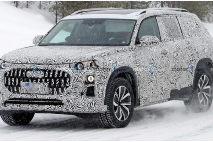 上汽奥迪全新旗舰SUV曝光，或命名Q9，基于途昂平台打造