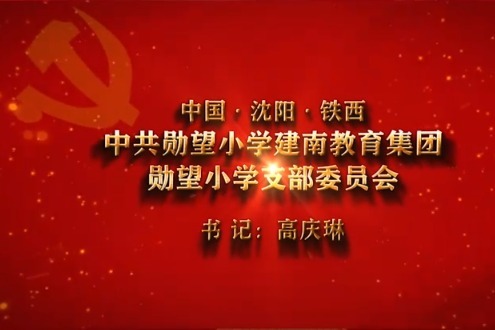 【视频】党，就在身边——沈阳铁西区勋望小学支部