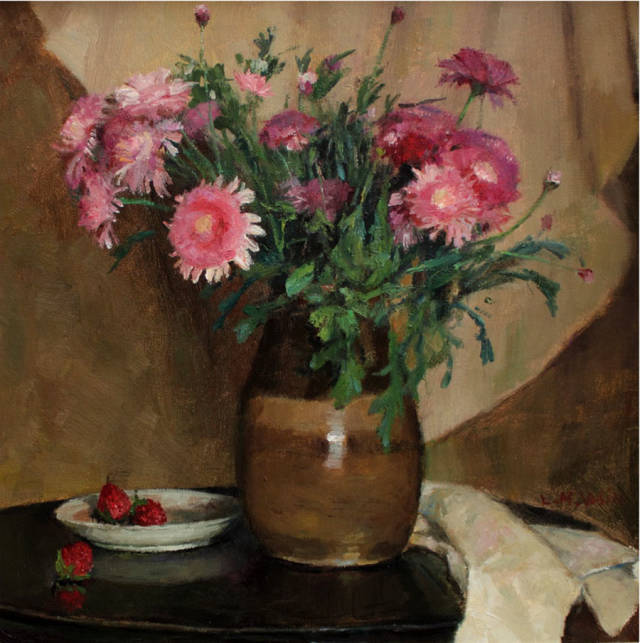 著名油画家杨鸣山油画静物作品欣赏__凤凰网