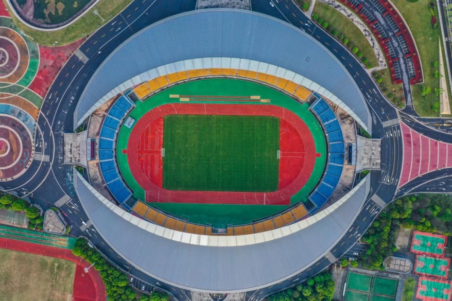 金华市体育中心圆满完成亚运比赛场馆改造整体工程
