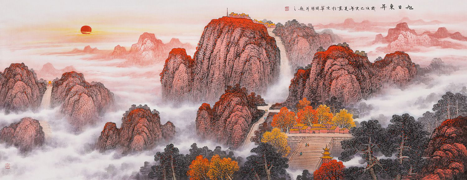 选择客厅山水画时掌握这5点,轻松装饰心中爱家!__凤凰网