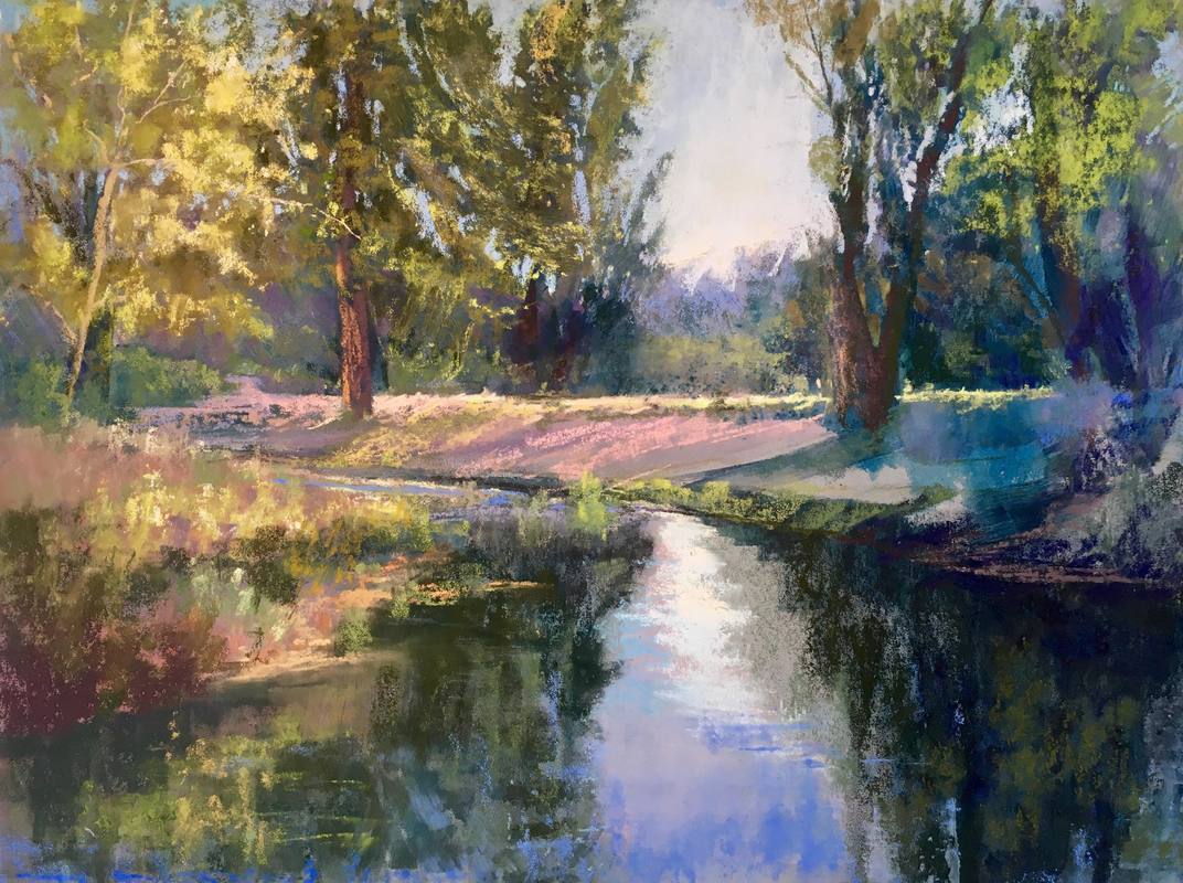 色粉笔风景绘画——罗伯特·韦恩布赖特40幅画作欣赏 __凤凰网