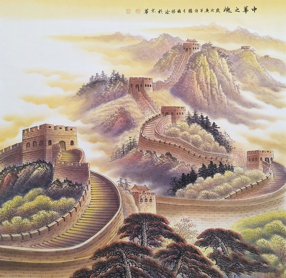 万里长城画挂哪里合适?从软装上看,莫过于这2大场合