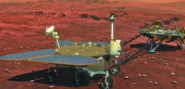 天问一号在太空中拍摄到了令人惊叹的新月形火星照片