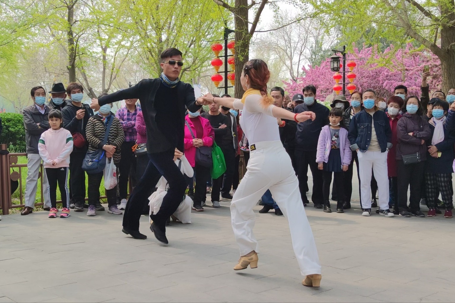 吉特巴红尘情歌双人对跳景美舞美人更美