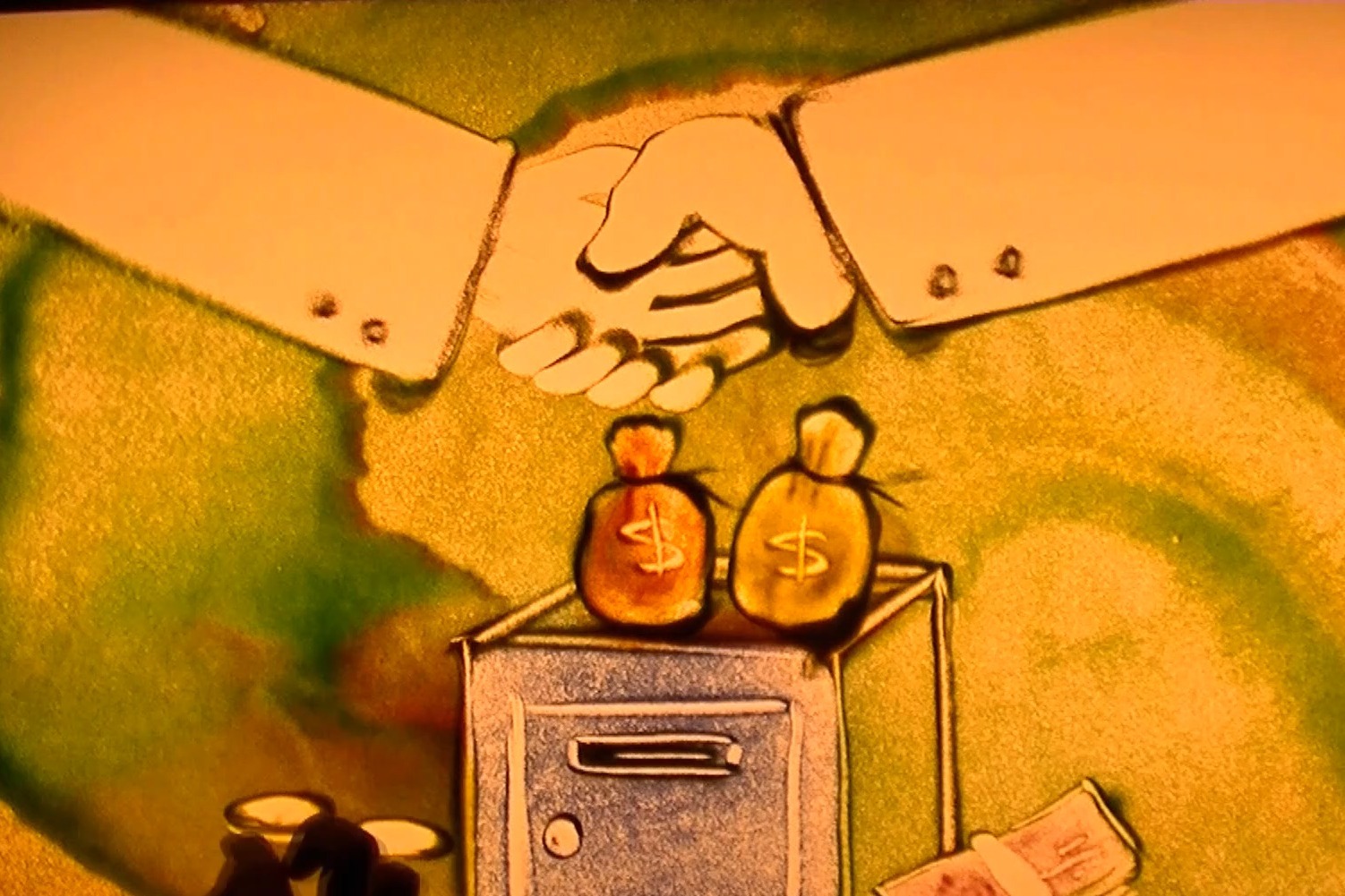 交通银行黑龙江省分行存款保险宣传沙画