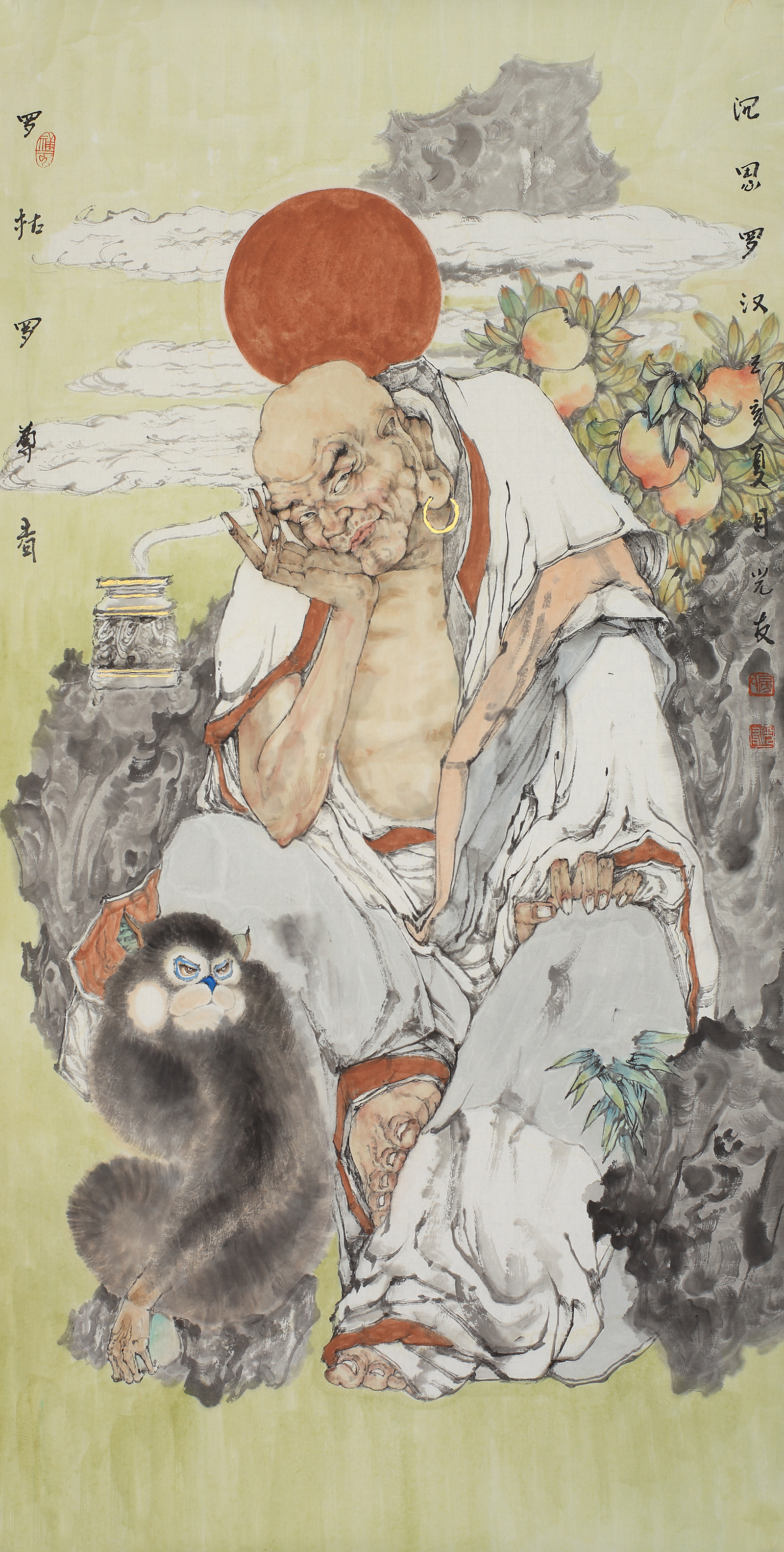 绘如意畅意宣章当代中国画展参展画家房全友作品欣赏