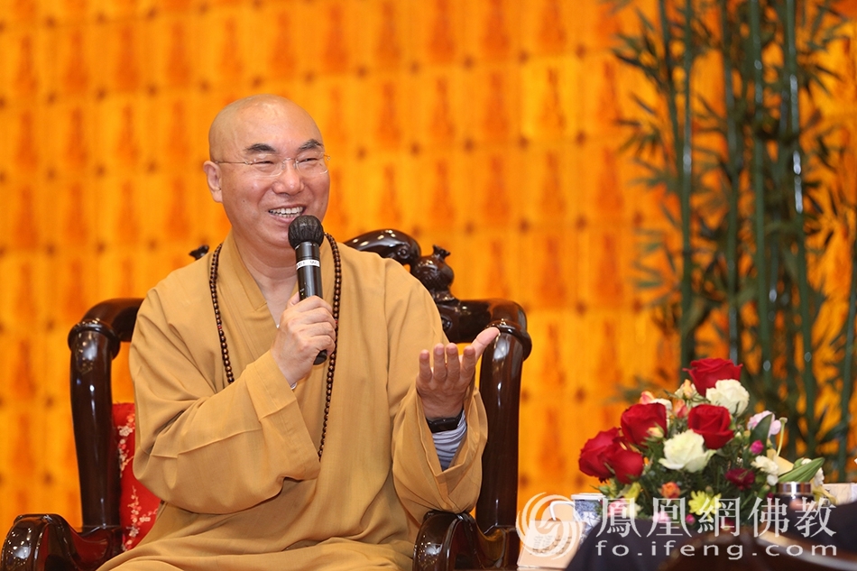 香港佛教联合会会长、西方寺方丈宽运法师(图片来源:凤凰网佛教 摄影:香港佛教联合会)