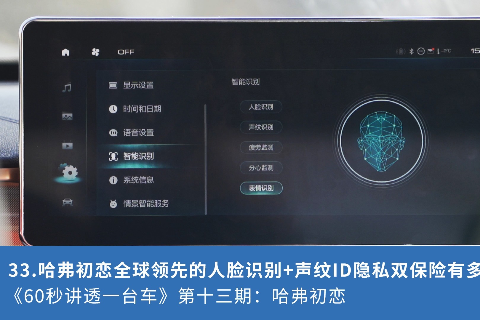 33.哈弗初恋全球领先的⼈脸识别+声纹ID隐私双保险有多安全？
