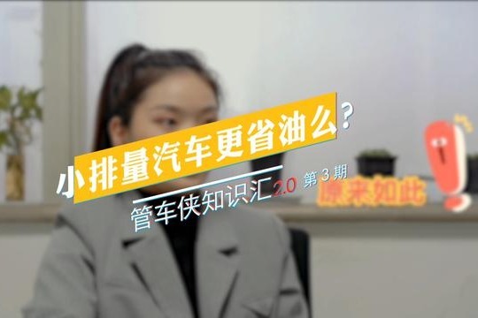 【管车侠知识汇】小排量汽车更省油么？
