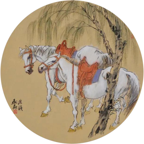 2021最具收藏潜力——著名画家张乐毅画马