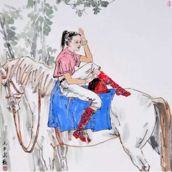 2021最具收藏潜力——著名画家张乐毅画马