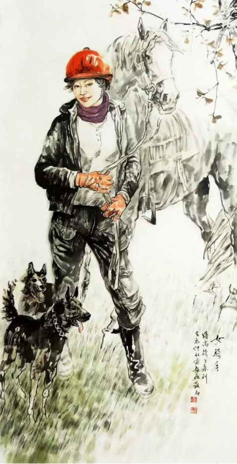 2021最具收藏潜力——著名画家张乐毅画马