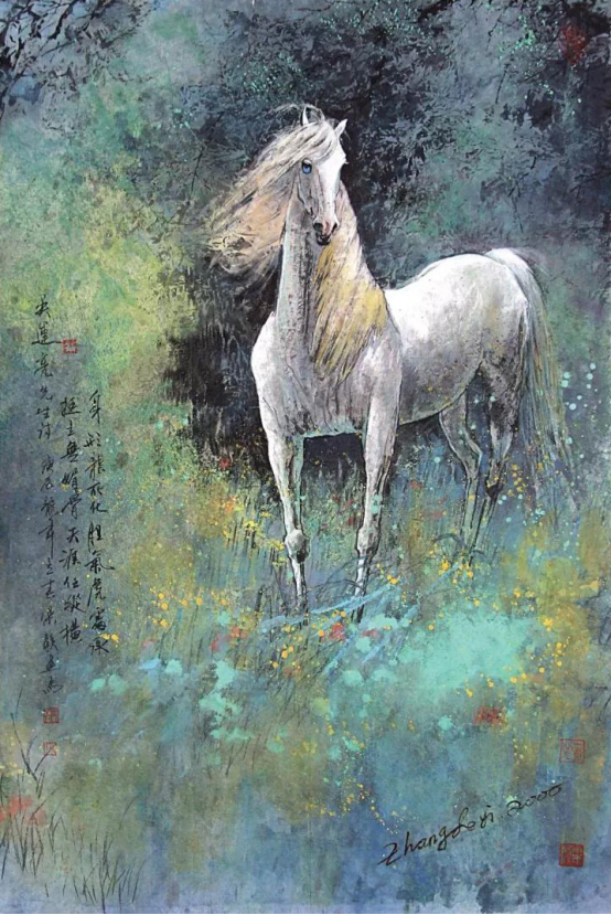 2021最具收藏潜力——著名画家张乐毅画马