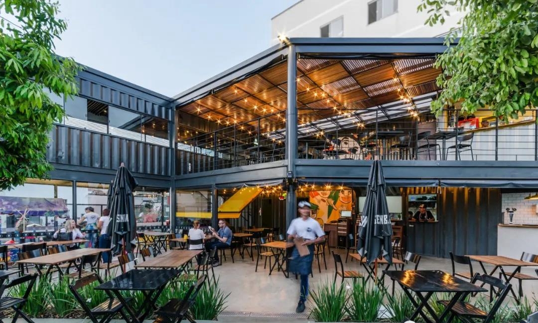 巴西多卡牛排汉堡集装箱餐厅__凤凰网