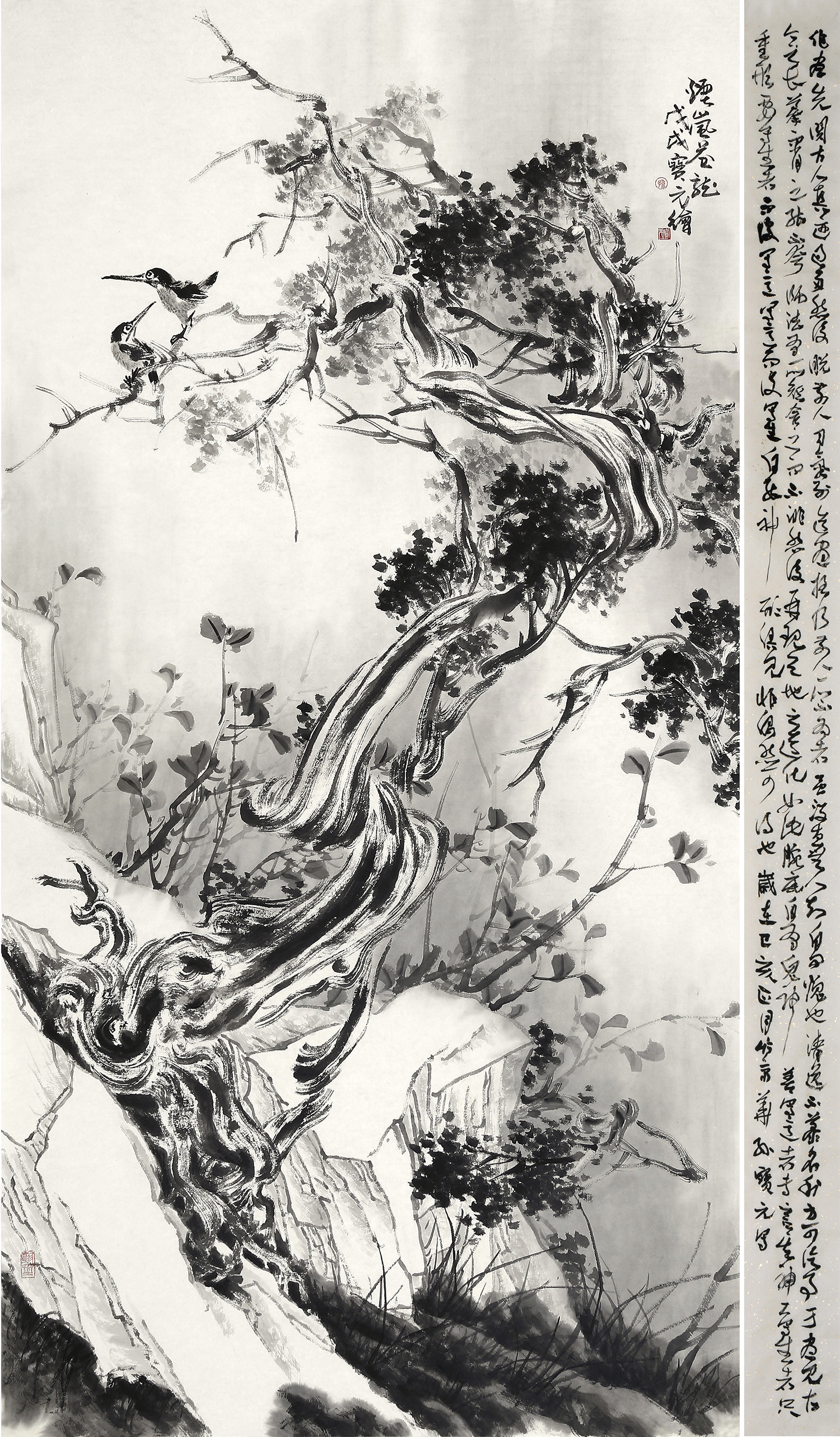 画家孙宝元,第一个把崖柏用艺术语言创作的画家__凤凰网