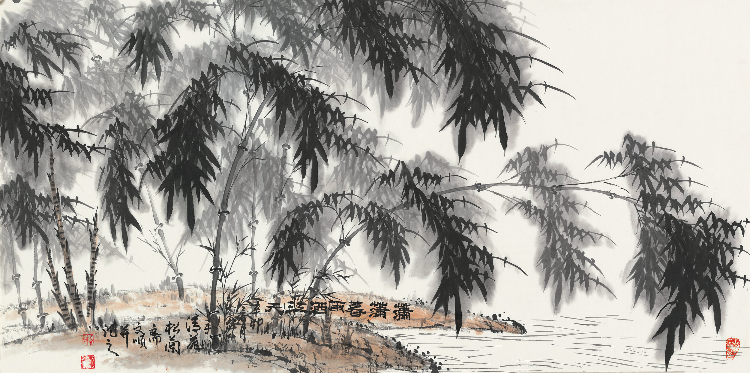 由于竹子经冬不凋,又象征着君子之道,得到了许多文人墨客的喜爱,他们