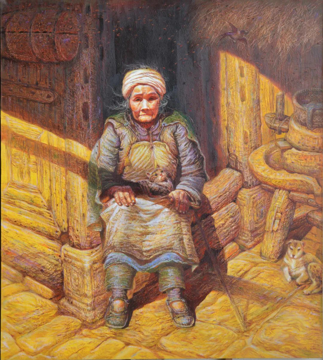 翕兮| 罗中立作品欣赏__凤凰网