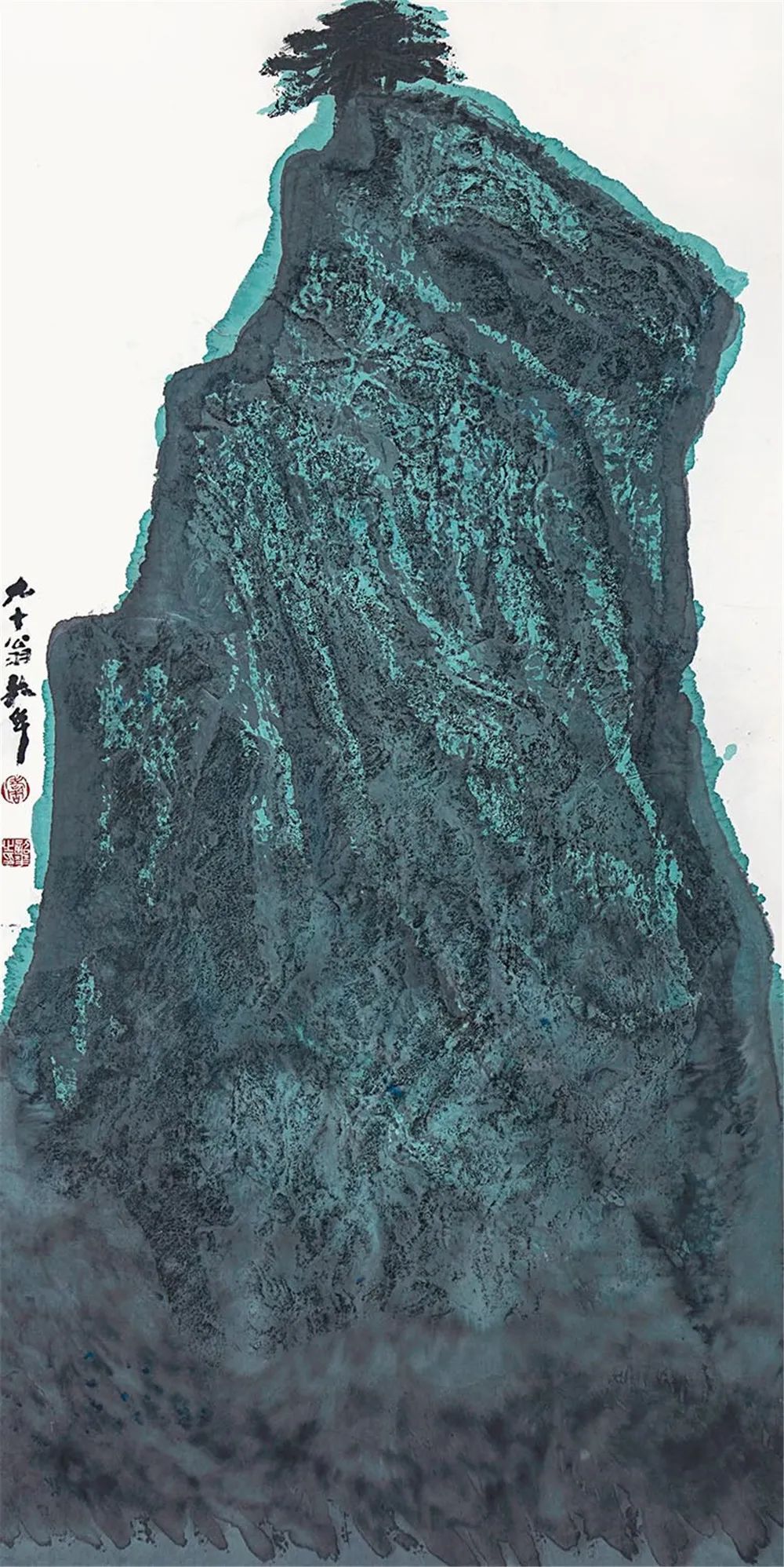 周韶华 《大巴山脊》 137.5cm&times;69cm 2019年