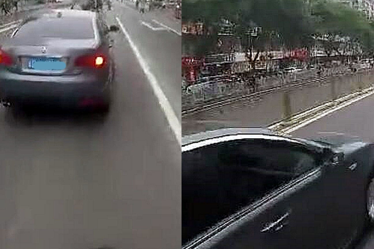 实拍：北京一骑手礼让行人遭轿车鸣笛、恶意别车，轿车司机被行拘