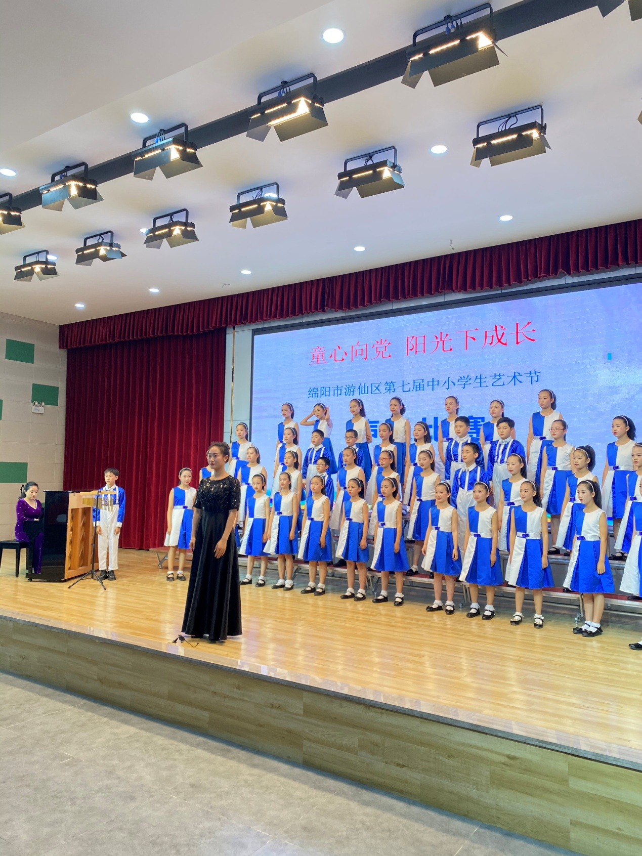 绵阳富乐实小合唱队勇夺游仙区第七届中小学生艺术节合唱比赛桂冠