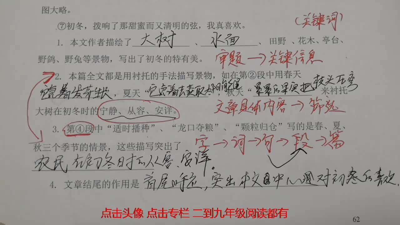 读书多却语文考试分数低,多半不懂阅读答题策略,听听老师的讲解_凤凰网视频_凤凰网