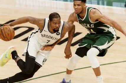 篮网雄鹿大战一触即发东部豪强正面交锋