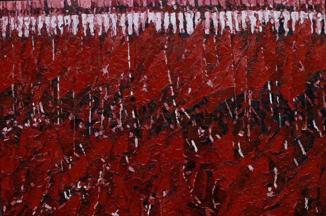 徐文涛 《旗》油画