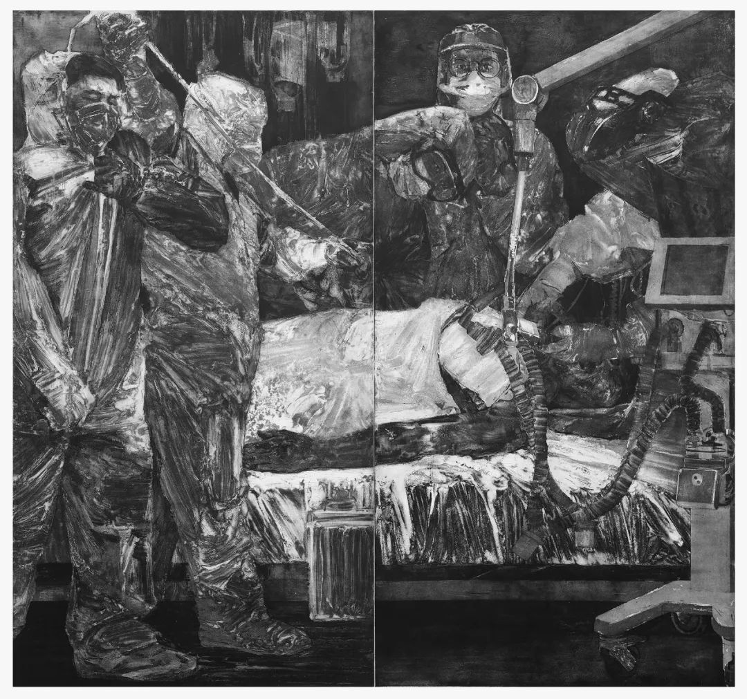 曹丹 《战疫,战疫》铜版