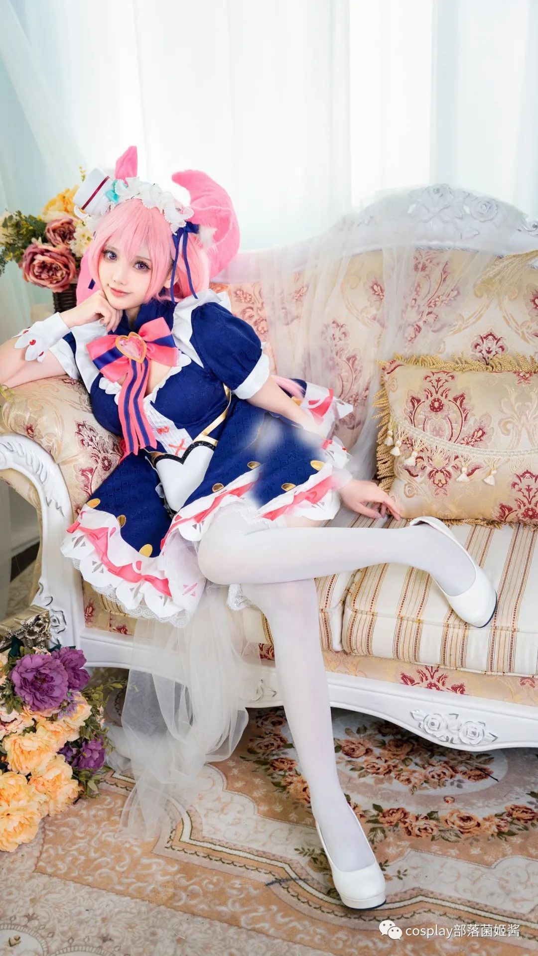 cos:二次元cos大赏王者荣耀妲己女仆咖啡@阿璇学妹__凤凰网