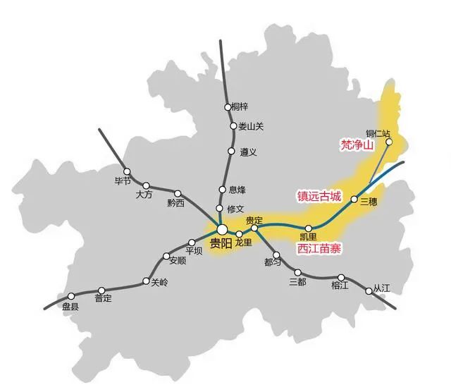铜仁高铁线路图图片